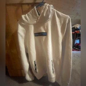 White Hollister Hoodie